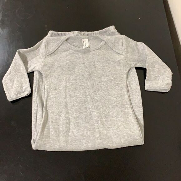 American Apparel Rib Baby collection Yellow/Grey 2 pack - Picture 2 of 4